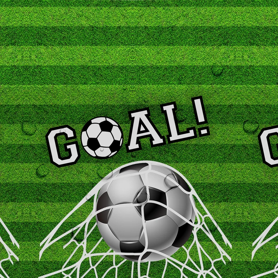 Mantel de Fiesta de Fútbol Decoraciones para Cumpleaños Baby Shower Día del Juego, 3 piezas Disp Foto 4 de 4