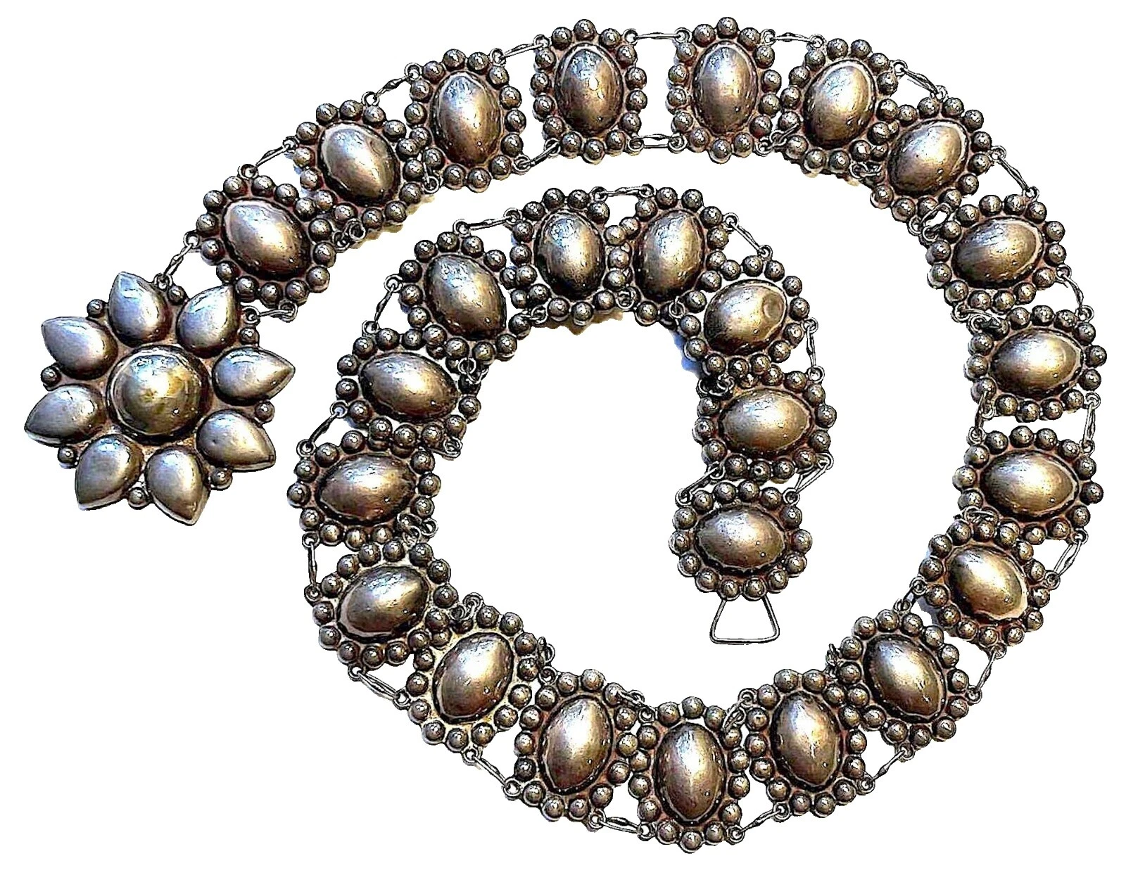 De mujer de plata de ley 1930s década Accesorios Vintage