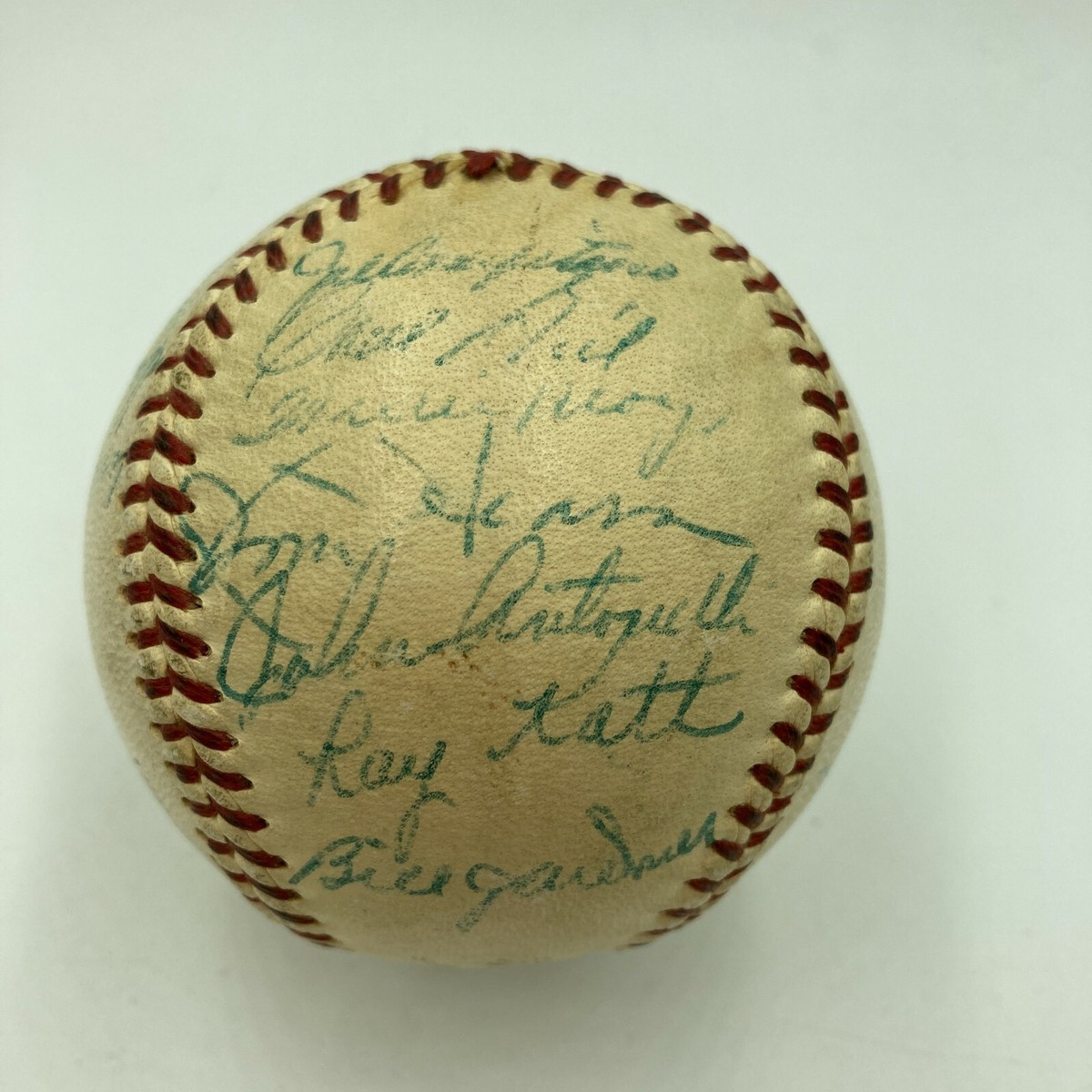 Willie Mays 1955 New York Giants Team Signed National League