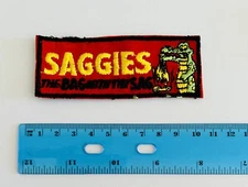 (2) 1970'S Vintage WACKY KOOKY “Saggies” Spoof On Baggies Sew On Patch