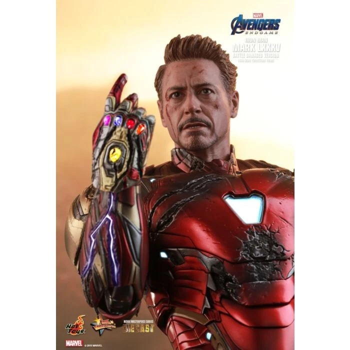 Avengers 4 - Iron Man (85) Battle Damaged 1/6th Scale Die-Cast Hot Toys Figure - image 4 of 4