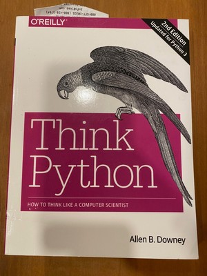 THINK PYTHON By Allen B. Downey **Mint Condition**