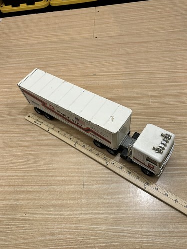 Vintage ERTL TEXACO STAR TRANSPORTER Steel Semi Truck 1983 Indy Winner - Picture 2 of 12