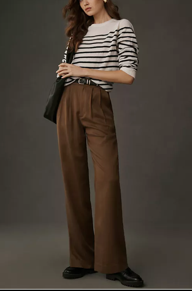 NWT Reformation Mason Pants - Size 6 - Woodland (Brown) | eBay display picture 1