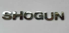 Quality Chrome 3D Self-adhesive Car Letters badge emblem sticker Spelling SHOGUN