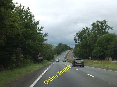 Foto 12x8 A12 absteigend Richtung Lattinford Bridge Lattinford Hill A shal c2014