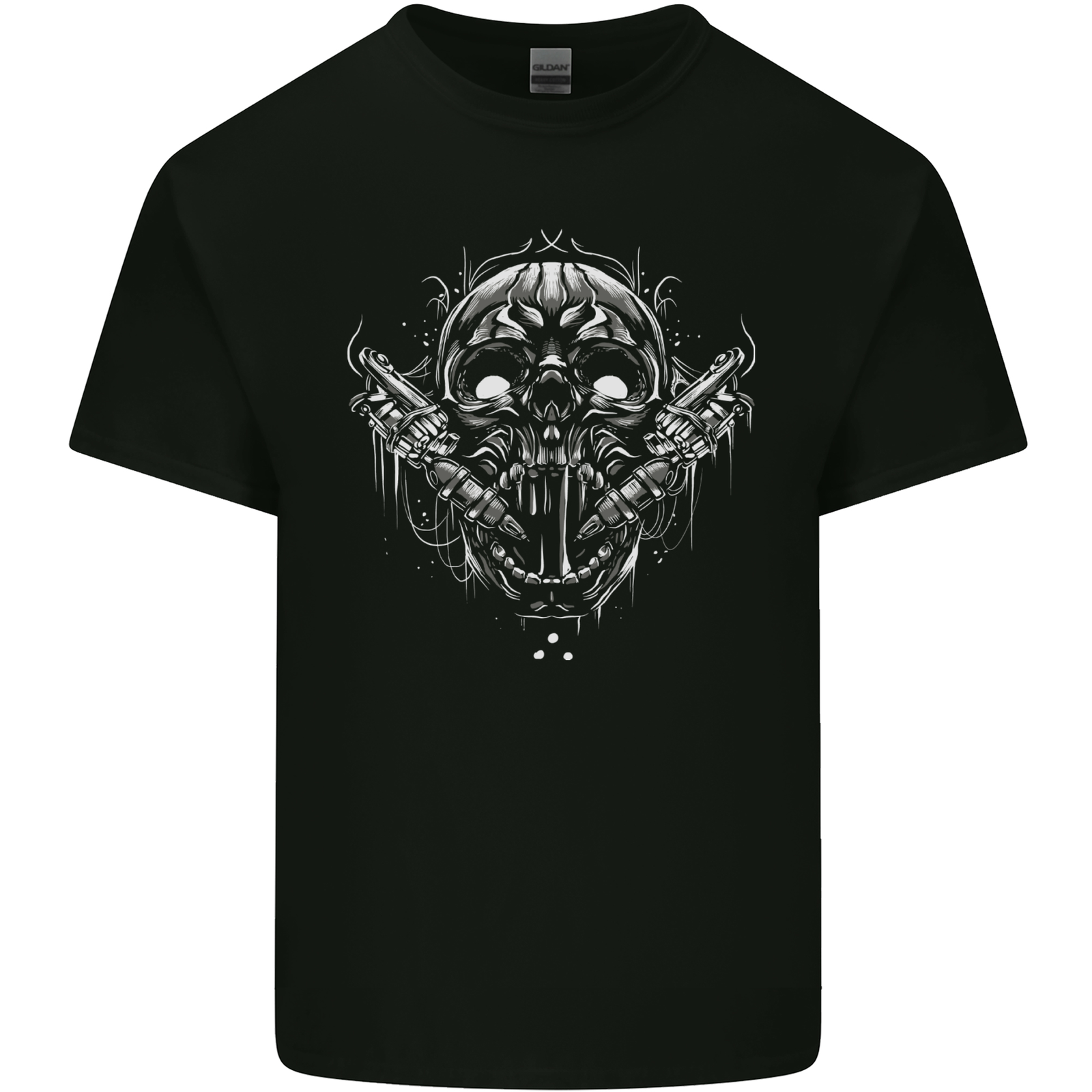 Tattoo Skull Tattooist Artist Mens Cotton T-Shirt Tee Top