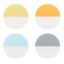 MUJI Index sticky notes Film type Round 20 sheets x 4 colors