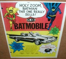 K B Aurora Batmobile Full Color Dealer Flyer PHOTOCOPY on Premium Paper BONUS