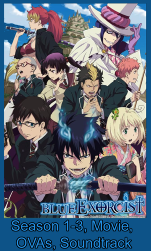 Anime USB Ao no Exorcist Blue Exorcist 1-3 Season OVA Movie Specials OST Not DVD