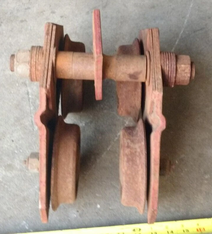 Carro Dayton, rodamiento de bolas, engrasable, capacidad de 2 toneladas, carro de vigas 2Z617A Foto 4 de 4