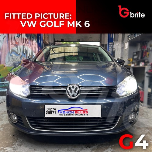 VW Golf MK6 MK7 H7 COB LED Headlight Bulbs Kit 5000 Lumens 12-24V Canbus 100W UK - Picture 8 of 8