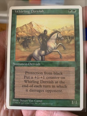 Mtg - Whirling Dervish - 4th Edition - LP