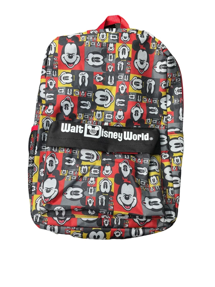 NEW WALT DISNEY WORLD MICKEY MOUSE BACKPACK Pop Art Faces