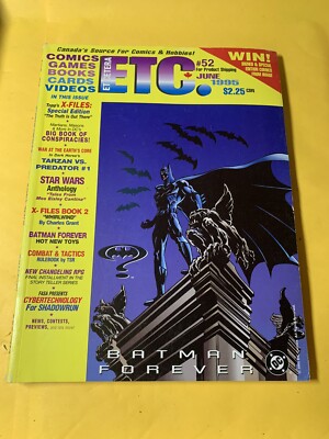 Etc. Magazine Issue 52 June 1995 : Batman Forever  - Pre-owned