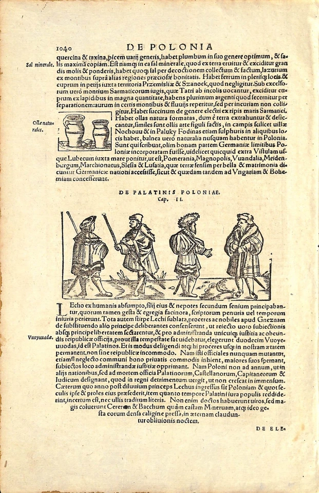 Mapa antiguo, POLONIA, De Regno & tota regione Poloniae, Munster, c. 1550 Foto 2 de 2