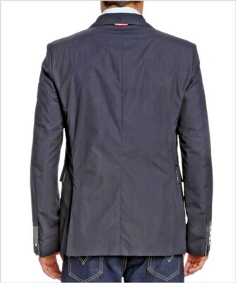 Rare Moncler Gamme Bleu Jacket Button Giacca Italy Size 5 2XL