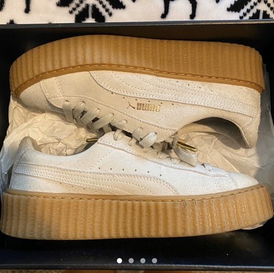 Puma X Fenty By Rihanna Womens Suede Sneakers Us 7 Blue Ebay