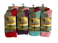 Ladies Hiking Walking Boot Work 3 Pairs Socks Multicolour Comfortable Socks 4-7