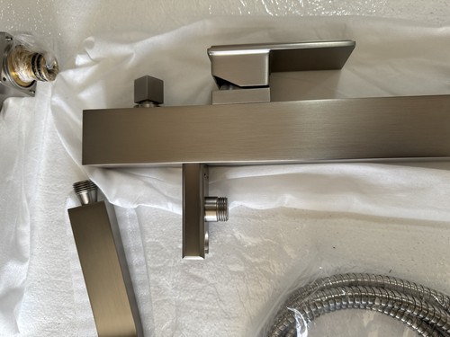 Signature Hardware Ryle Freestanding Tub Faucet & Hand Shower - BRUSHED NICKEL - Picture 5 of 16