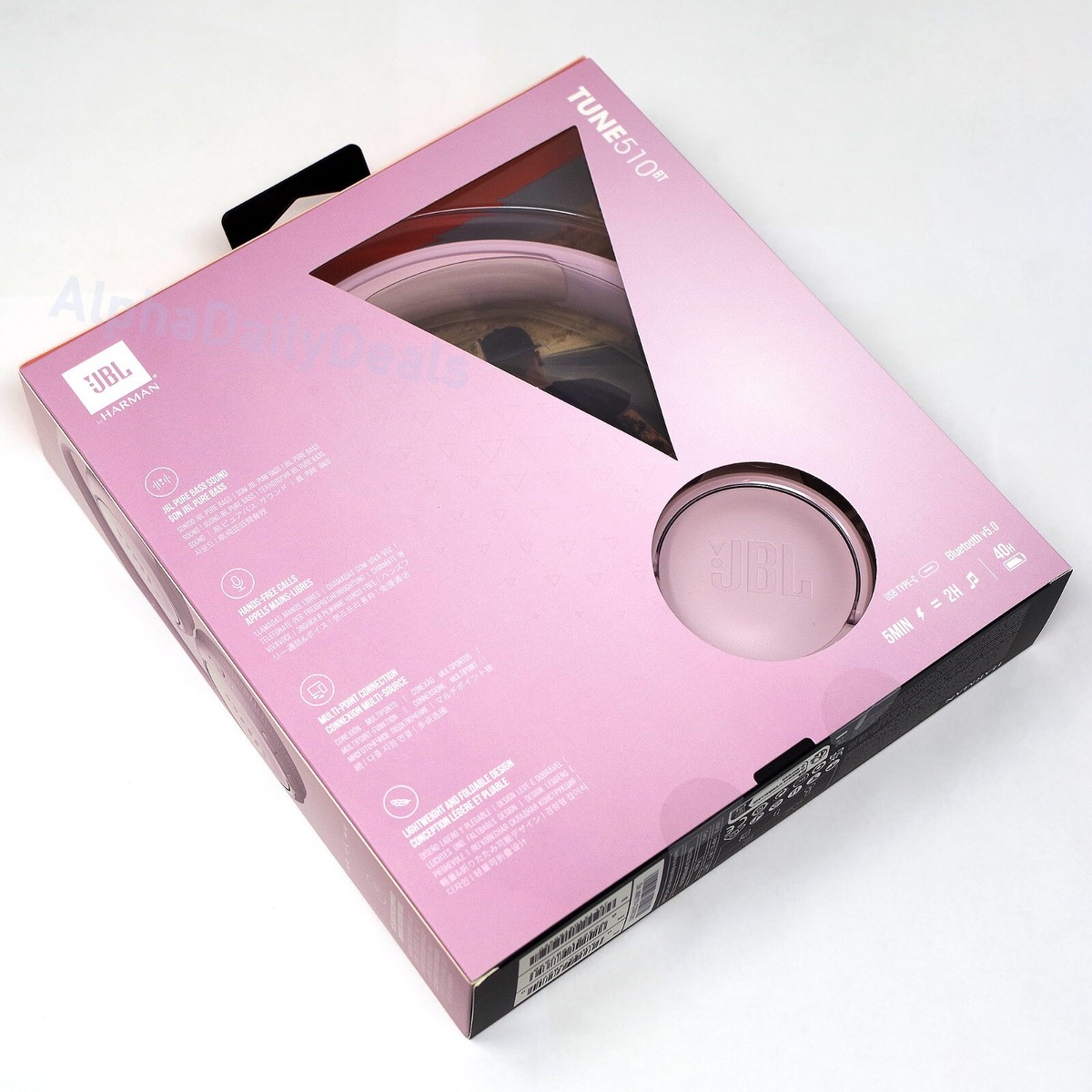 JBL Tune 510BT ピンク JBLT510BT pink １点物 JBL Tune 510BT Wireless Bluetooth On Ear Stereo Headphones