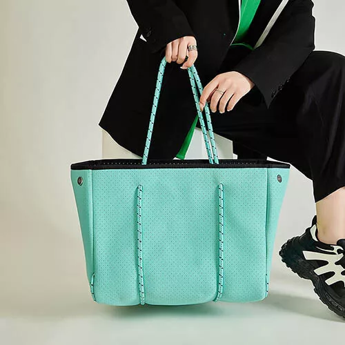 Large Beach Bag, thick punched bonded Neoprene Tote Bag, Outdoors Travel TB7080 - Picture 50 of 52