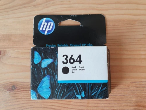New/Sealed- HP 364 Black Cartridge - Genuine - Best use: jul 2016