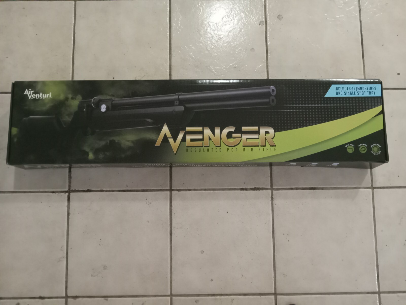 NEW Air Venturi Avenger .25 Cal Regulated PCP Air Pellet Rifle AV00202
