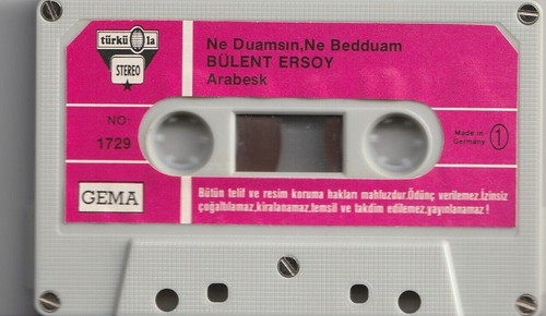 Bülent Ersoy Ne Duamsin Ne Bedduam Türküola 1729 Türkische Arabesk Musikkassette - Picture 3 of 4