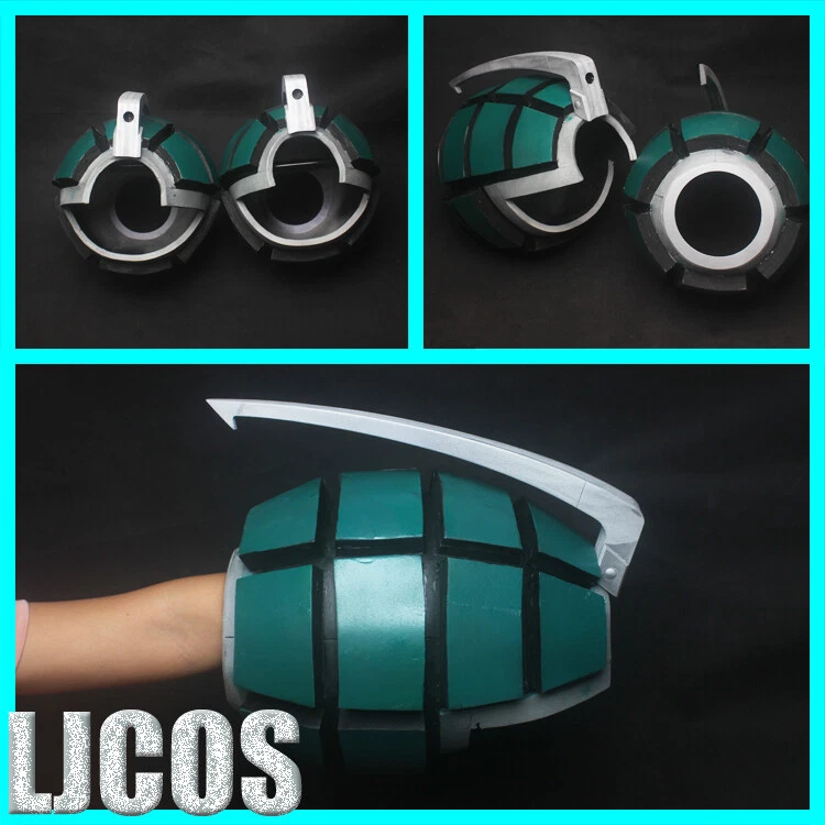My Hero Academia Bakugou Katsuki Cosplay Arm Armor A Pair Grenade Sleeves Props - Image 3 of 3