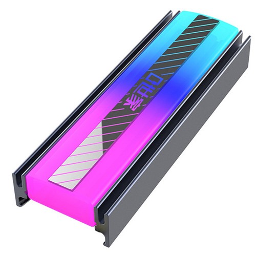 M.2 SSD Cooler Heatsink 5V 3Pin ARGB 2280 Solid State Hard Disk Radiator - Afbeelding 2 van 12
