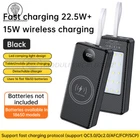 22.5W 16S 18650 Li-ion Battery Charging Box Mobile Power Bank Case Fast Charging