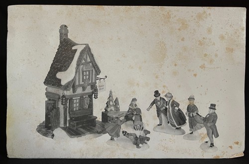 Dept 56 Dickens' Village ASHLEY POND SKATING PARTY (Set of 6) 58405 Retired - Picture 11 of 11