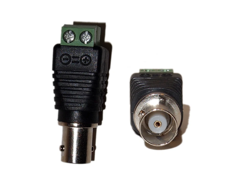 20 Cat5 Cat6 to BNC CCTV Security Camera Coaxial Connector Female Screw Terminal - Image 2 of 4