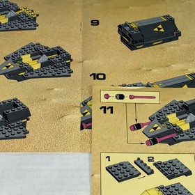 LEGO 6894 Blacktron Invader Space Illustrated Vintage Instruction Manual English