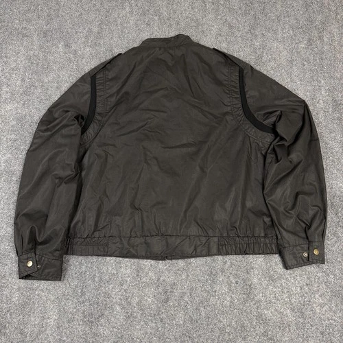 Vintage Current Seen Bomber Jacket Mens XL Black Military Flight Utility image 3