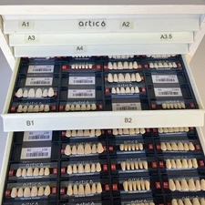 Heraeus Kulzer Denture Teeth Sets Cabinet 250+ Sets Assorted