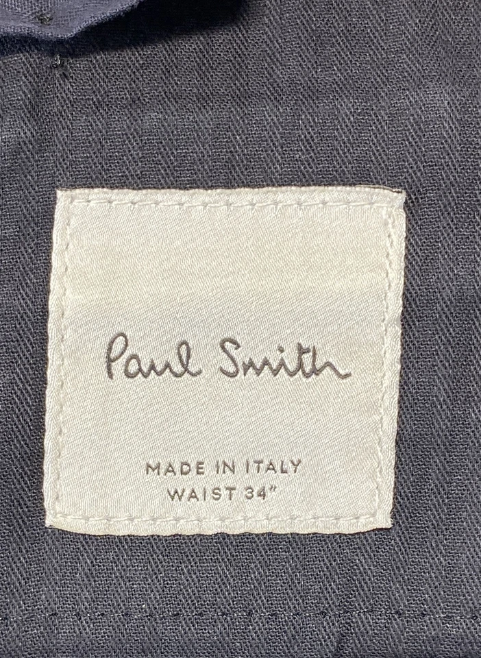 Paul Smith Men Blue Pants Size 34 - Image 3 of 4