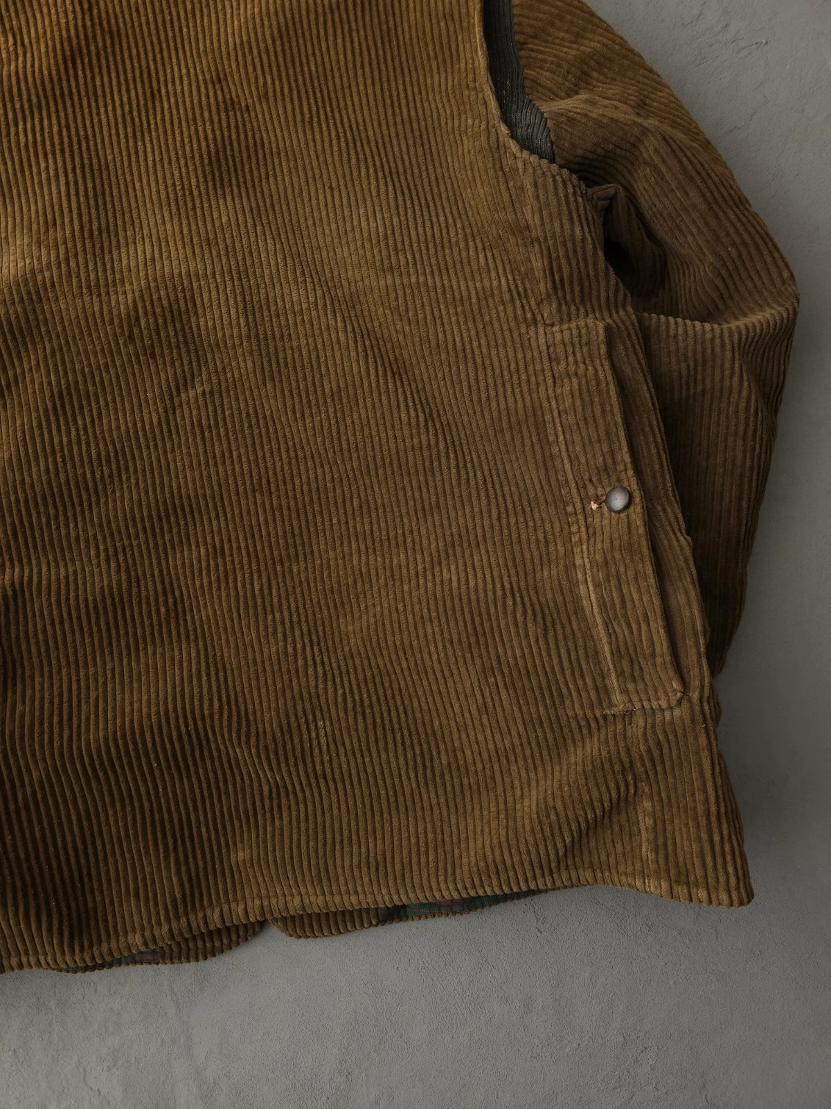 Vintage 1960s Camox Confezioni Brown Corduroy Barnstormer Work Jacket Men's L - product detail image 9