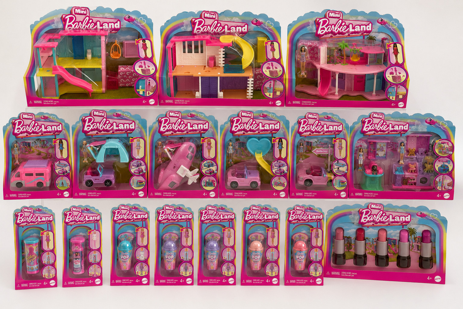 Mini Barbie Land Lot - EVERTHING in this photo is included ALL NEW
