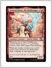 1x General Kreat, the Boltbringer, Foundations Jumpstart, Magic MTG NM