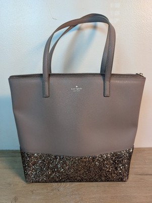 Kate Spade Ina Greta Court Glitter Bag Top Handle Handbag Purse