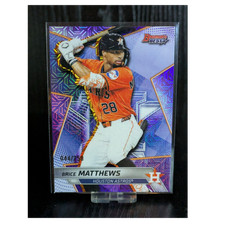 2025 Bowman's Best - Brice Matthews Houston Astros TP-18 Serial Numbered /250