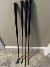 Antique vintage hickroy shaft golf clubs