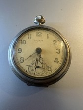 Vintage RARE Mentor 4 Jewels Alarm GWO 53mm Case Swiss Men’s Pocket Watch
