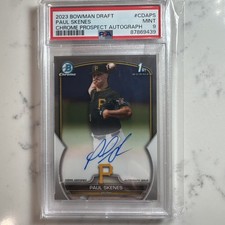 2023 Bowman Draft Chrome Prospect Autographs Paul Skenes PSA 9!