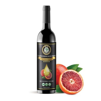 M.G. PAPPAS High Polyphenol Rich Blood Orange-Infused Olive Oil Extra Virgin ...