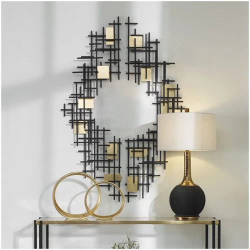 Uttermost 04305 Reflection Set 58" x 19" Abstract Industrial - Gold - Picture 2 of 4