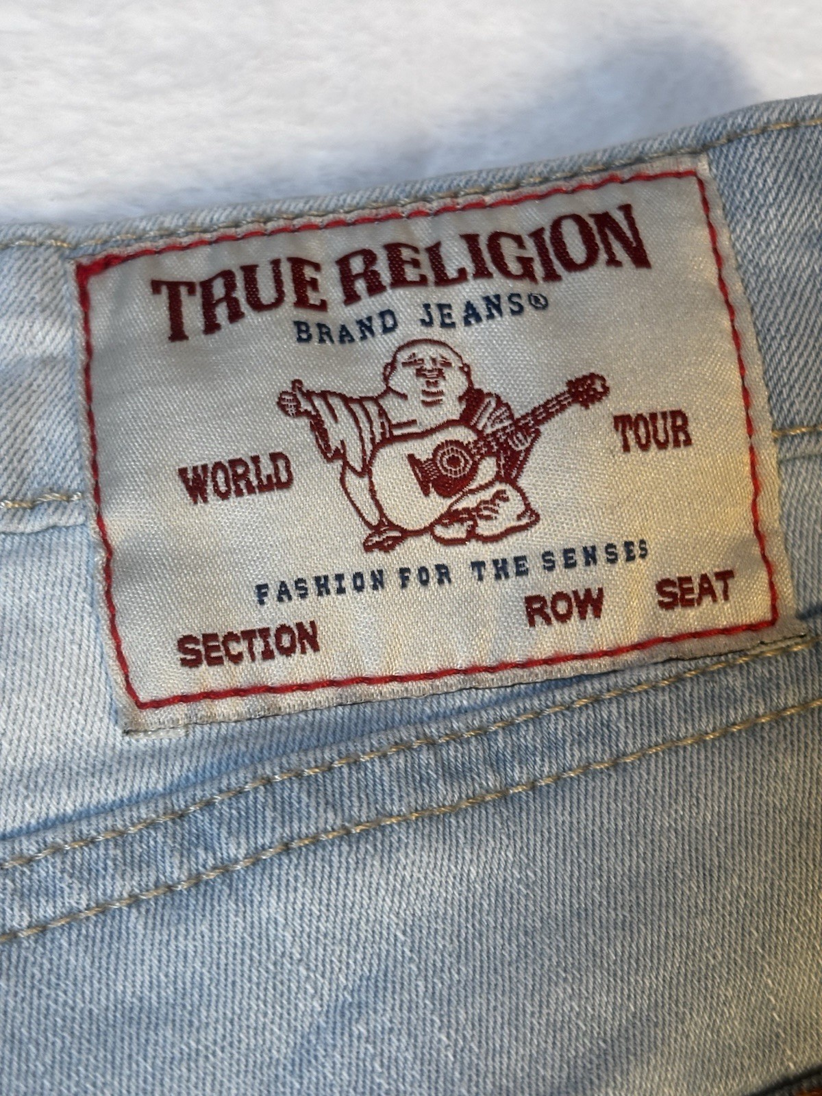 True Religion Becca Mid Rise Bootcut Jeans Womens Size 31 Light Wash Denim thumbnail 11