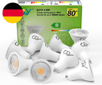 GY GU10 LED Warmweiss Lampe 4.9W 780 Lumen 3000K Warmweiß GlüHbirnen,80W Lampe E